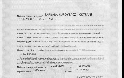 licencja KK